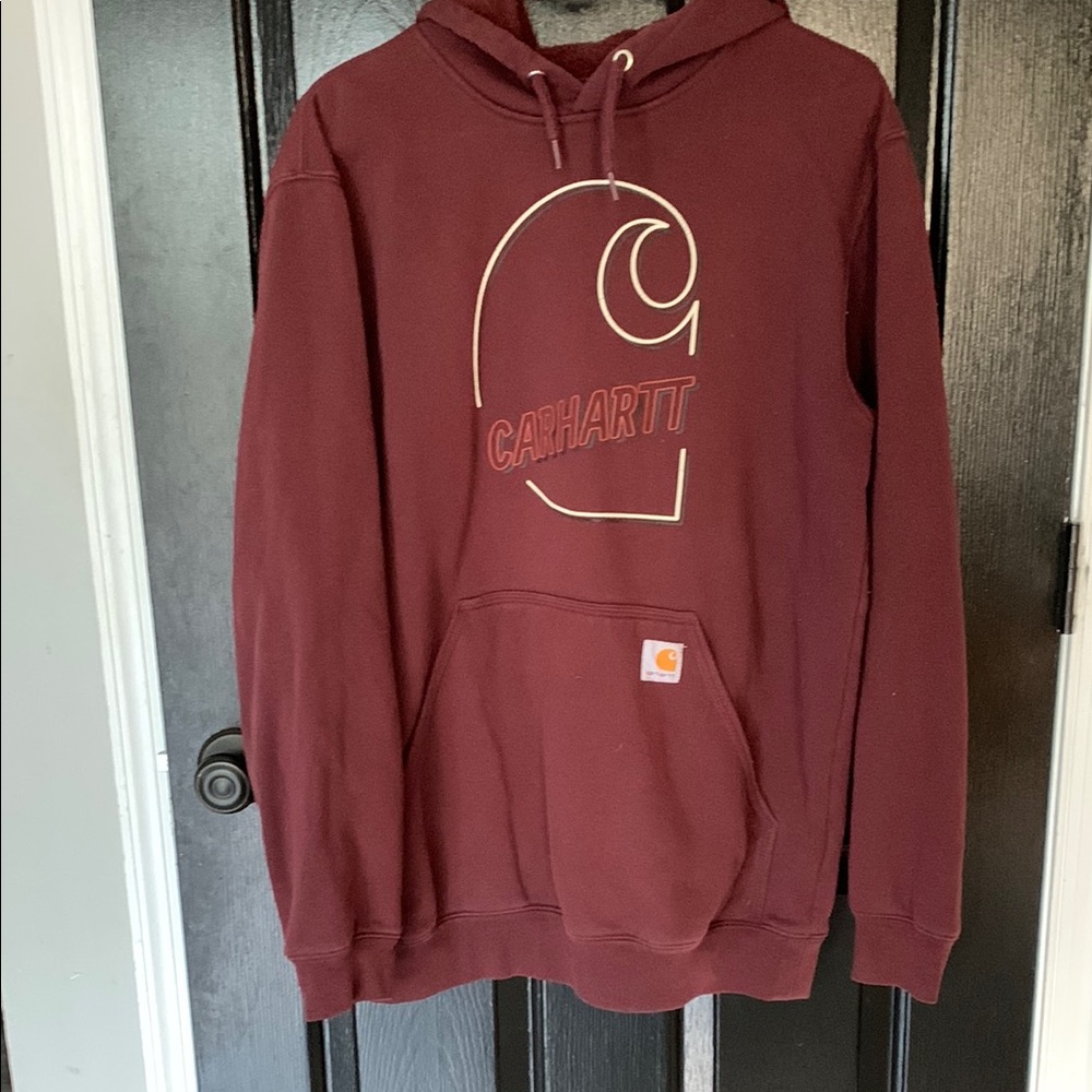 Carhartt Men's Maroon Hoodie